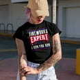 thumbnail image 2 of Fireworks Expert, I Run, You Run, Black T-Shirt, Small, 2 of 5