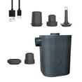 thumbnail image 4 of Almencla Electric Air Pump Compact Mini Pump for Inflatable Mattresses Swimming Rings Gray, 4 of 8
