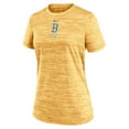 thumbnail image 2 of Women's Nike Gold Boston Red Sox City Connect Practice Velocity T-Shirt, 2 of 3