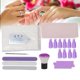 thumbnail image 3 of Juego De Eliminación De Esmalte De Uñas, Separador De Uñas, Lima De Uñas, Cepillo Para Polvo, Gel, Almohadillas De Algodón, Cepillo Para Uñas Para Manicura En Gel, Eliminación De Esmalte De Uñas, 3 of 5