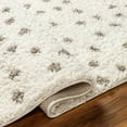 thumbnail image 5 of BoutiqueRugs Chaia Contemporary Area Rug - Off White, Eggplant, Dusty Sage - 18" x 18" Sample, 5 of 6