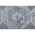 thumbnail image 6 of Feizy Marigold Transitional Geometric, Gray/Blue/White, 8' x 11' Area Rug Easy Care Stain Resistant Fade Resistant Global Floral & Botanical Floor Rug for Living room Bedroom, 6 of 9