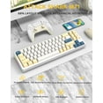 thumbnail image 3 of ATTACK SHARK X XINMENG M71 CNC Aluminum Custom Mechanical Gaming keyboard, Tri-Mode-BT5.0/2.4G Wireless/Wired, 4600mAh Rechargable, 68% Hotswap Gasket Mount, 14 Chroma RGB for MAC&WIN-Cheese, 3 of 10