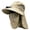Khaki, variant on Sun Bucket Hat for Men and Women, Detachable Face Cover Sun Hats,Wide Brim Fish Hat with Neck Flap UV Protection for Hiking(Navy)