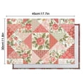 thumbnail image 6 of Pioneer Flower Floral Print Pattern Summer Placemats Table Placemats Set Of 4-Linen Kitchen Washable Placemats Table Mats 12x18 Inch Non-Slip Heat Resistant, 6 of 6