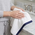thumbnail image 4 of Unique Bargains Cotton Solid Absorbent Durable Soft Hand Towels White 29" x 13", 4 of 8