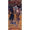 thumbnail image 2 of Vintage Apple Collection 17x32 Gold Ornate Wood Framed with Double Matting Museum Art Print Titled - Bike 58, 2 of 4