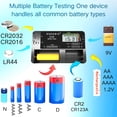thumbnail image 2 of Comprobador de baterías KKEANIC SL-049 Pantalla LCD profesional, 2 of 6