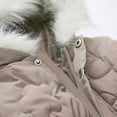 thumbnail image 2 of Luogg Snow Children Hoodie Jacket Winter Thick Outwear Warm Zip Girls Kids Coats Girls Coat&jacket Kids Snowsuit Size L, 2 of 4