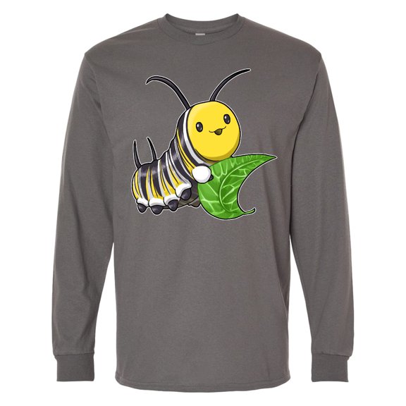 Inktastic Monarch Butterfly Caterpillar Cute Baby Insect Long Sleeve T-Shirt