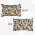 thumbnail image 2 of Pofeuu Tropical Mask Flamingo Print Polyester Microfiber Plush Pillowcases, Super Soft and Cozy Pillow Case Covers with Envelop Closure（Pillow core not included）-20"x30", 2 of 6