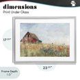 thumbnail image 4 of Stupell Industries French Country Rustic Barn in Colorful Meadow Gray Framed Print Under Glass, 23 x 17, by Creative Studio, 4 of 8
