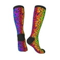 thumbnail image 4 of Haiem Multicolored Butterflies Socks, Funny Novelty Crazy Design Cotton Socks Sports Socks Knee High Socks For Men, Women,1Pairs - Gift For Working Friends, 4 of 9