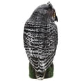 thumbnail image 1 of Solar Powered Owl Hunting Decoy,Garden Decor with Vivid Eyes, 1 of 8