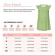 thumbnail image 3 of Balery Green Gingham Camisón de princesa para niñas, pijama de algodón con mangas abullonadas, suave y bonito.-Medium, 3 of 6