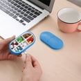 thumbnail image 3 of ‌Portable One Week VC Box with Candy Color‌ - Six Space Sealing Design, Ideal for Travel & Daily Use, Made of Safe & Odorless Plastic, Available in Orange, Yellow, Green, Blue, Sky Blue Colors, 3 of 6