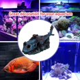 thumbnail image 2 of Wreck Aquarium Decorations, Helicóptero Wreck Resin Fish Tank con cueva oculta Paisajismo submarino Acuario Hunter Dañado Fighter Plane Ornament JAMW Sencillez, 2 of 5