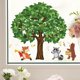 thumbnail image 3 of Pegatinas para ventanas: 1 impresionante pegatina estática decorativa de animales debajo de árboles altos para evitar que los pájaros choquen contra las ventanas, 3 of 5