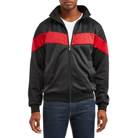 Men's Tricot Full Zip Jacket, Up to Size 3XL