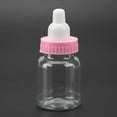 thumbnail image 4 of Mini botella de plástico para tetina de leche, caja de dulces para fiesta, Festival, botella de caramelo (rosa), 12 Uds., 4 of 8