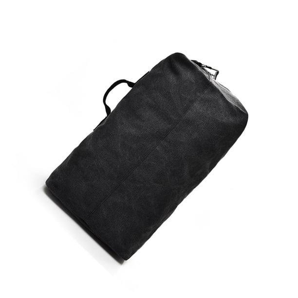Qarigey grande para hombre, bolsa de viaje multifuncional para exteriores, bolso de hombro deportivo grande para montañismo, senderismo, Envolturas para manijas de equipaje Ordinario Negro/L Qarigey AP012265-04