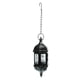 thumbnail image 2 of Portavelas marroquí, farol de metal, farol de jardín con cadena de hierro para Negro, 2 of 9
