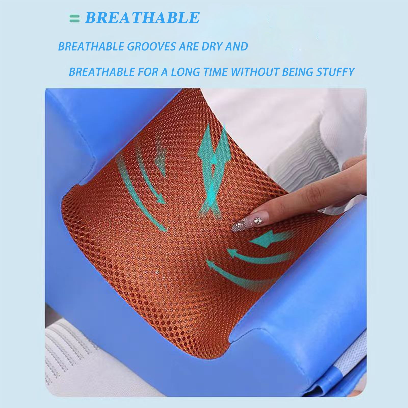 Bedridden Patient Turning Device-Multifunctional Turning Pillow PU Leather Anti-Bedsore Waterproof Paralyzed Bed Shift Nursing Products Helping The Elderly Turn Over Pillow