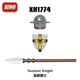 thumbnail image 1 of Edad Media grego Hoplite Thomas Montagu Caballero bloques de construcción modelo ladrillos mini figuras de juguete de acción juguete para regalo para niños, 1 of 1