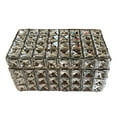 thumbnail image 3 of Joyero de Cristal, Joyero Portátil, Collares, Pulseras, Contenedor de Joyería, Organizador para Mesa, Hogar, Baño, Decoración, Regalo para Mujeres Y N Plata, 3 of 8