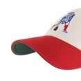 thumbnail image 5 of Men's '47 Cream/Red New England Patriots Fairfield MVP Throwback Adjustable Hat, 5 of 5