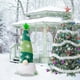 thumbnail image 5 of Muñeco navideño sin rostro, muñeco bonito, gnomo elfo, regalos de decoración del hogar de Navidad (verde corto), 5 of 5