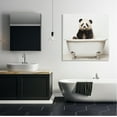 thumbnail image 3 of Stupell Industries Panda Bathtub Bubbles Animals & Insects Painting Gallery Wrapped Canvas Art Print Wall Art, 36 x 36, 3 of 8