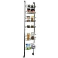 thumbnail image 3 of Yardi Yard Over the Door Pantry Organizer Rack with Adjustable Door Hook and 6 Basket,, 3 of 9