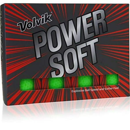 Ncaa Dozen Golf Ball - Volvik Power Soft Golf Balls Dozen - Gloss Green