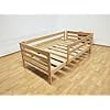 thumbnail image 3 of Cama Infantil Individual Venecia Montessori Con Barandales Cera Transparente Muebles GM, 3 of 5