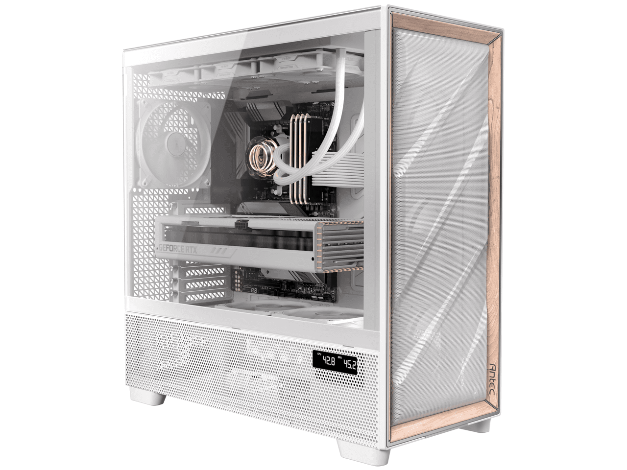 Antec FLUXPROWHITE Flux Pro Full-Tower E-ATX PC Case White