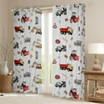 thumbnail image 2 of Castle Fairy Cartoon Tractor Black Out Curtains for Kids,Equipment Car Curtains Pack of 2 (42x63 Each),Car Theme Bedroom Curtains,Breathable Home Decor, 2 of 6