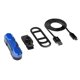 thumbnail image 3 of Eigraketly Luz trasera giratoria para bicicleta de 30 lúmenes, luz trasera para bicicleta de noche, recargable por USB, impermeable, a prueba de golpes, Ciclismo Azul Vendaje Eigraketly OD000407-03B, 3 of 6