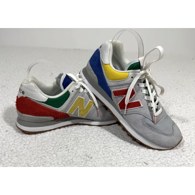 New Balance 574 x STAUD Rain Cloud Team Red Men’s 8.5 Sneakers Running Shoes