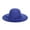 Blue, variant on Womens 100% Wool Felt Fedora Hat Wide Brim Floppy/Porkpie Style Prom Hat