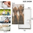 thumbnail image 3 of Dreamtimes Highland Cow Cotton Hand Towel Set of 2, Highly Absorbent Soft Fingertip Towels for Bathroom Kitchen Hotel Gym Spa, 16 x 28 Inch, 3 of 7