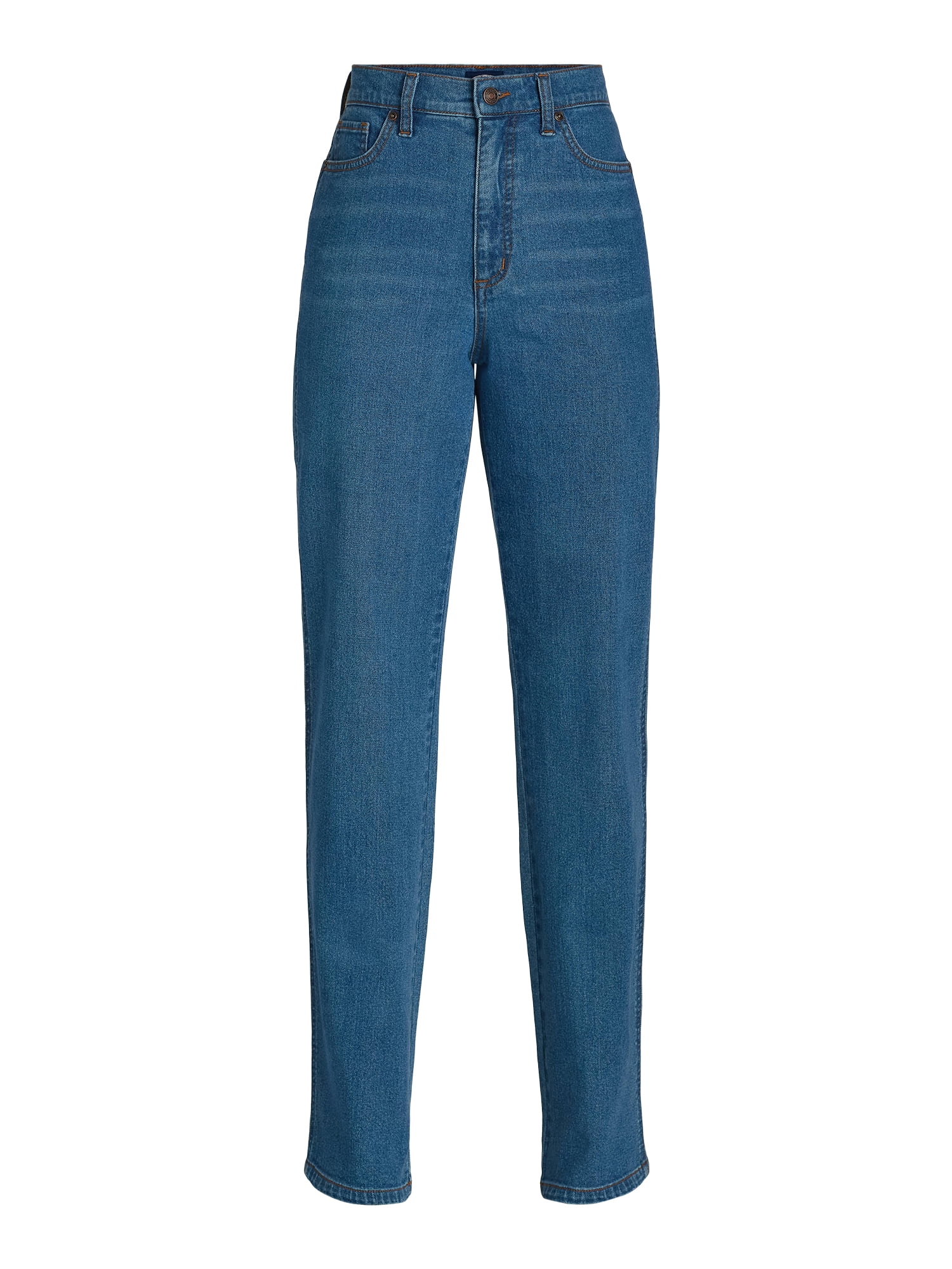 Scoop Women's Stovepipe High Rise Straight Leg Jeans, Sizes 0-20
