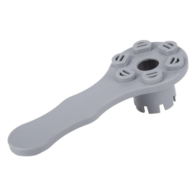 Llave de válvula de aire de seguridad de 6 ranuras de PVC gris para bote inflable, kayak, balsa, canoa