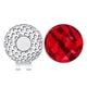 thumbnail image 3 of Clip para gorra de golf. Fácil de usar. Portátil. Elegante. Accesorios de golf de metal. Pelota. Rojo, 3 of 9