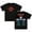 Black, variant on Bailey Zimmerman Different Night Same Rodeo Tour 2026 T-shirt Short Sleeve Streetwear Women Men Cotton Tee
