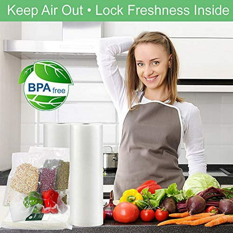 O2frepak 200 Pint 6 x 10 Vacuum Sealer Bags for Food Saver,BPA