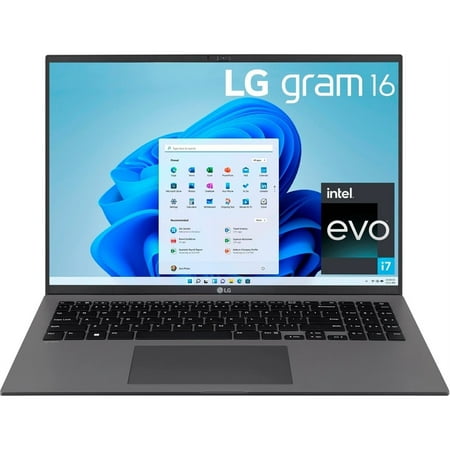 LG Gram 16Z90Q-K.AAS8U1 16" 16GB 1TB SSD Core™ i7-1260P 2GHz Win10H, Gray (Used - Good)