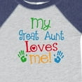 thumbnail image 4 of Inktastic My Great Aunt Loves Me Boys or Girls Baby Bodysuit, 4 of 5
