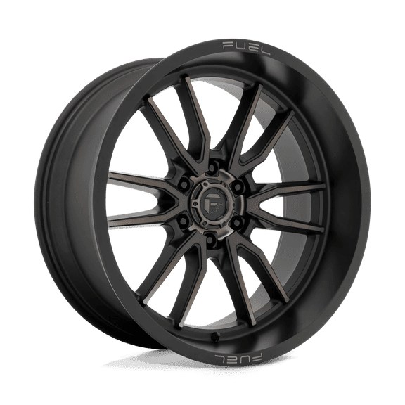 Fuel D762 Clash 22X10 6X139.7 -18Et 87.1Cb Matte Black Double Dark Tint Wheel