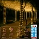 thumbnail image 4 of Luces solares tipo cuerda ANJAYLIA, 20 m, 200 LED, impermeables, color blanco cálido, 4 of 7